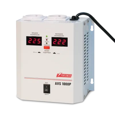 Стабилизатор напряжения POWERMAN AVS 1 000P для газового котла, компьютера, роутера