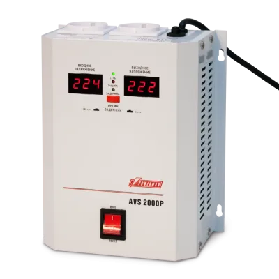 Стабилизатор напряжения POWERMAN AVS 2 000P для газового котла, компьютера, роутера