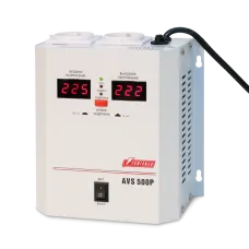 Стабилизатор напряжения POWERMAN AVS 500P для газового котла, компьютера, роутера