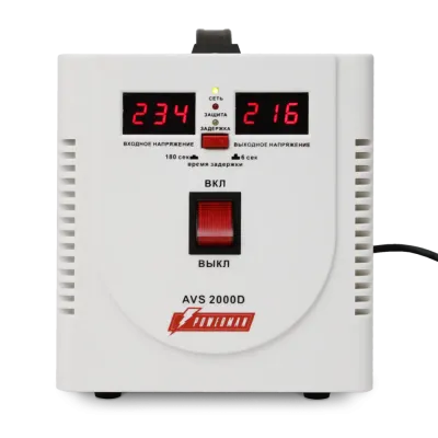 Стабилизатор напряжения POWERMAN AVS 3 000D для ПК, ТВ и другой техники, для котла