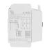 Контакт дополнительный ВА47 MC-9-95E ДКФ AXR22 2NO+2NC/Фронтальный монтаж
