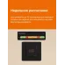 Терморегулятор для теплого пола умный, кнопочный, черный