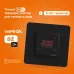 Терморегулятор для теплого пола умный, кнопочный, с Wi-fi, черный