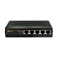 Коммутатор неуправляемый промышленный 4x100Мбит/с (RJ45 с PoE+), 1x100Мбит/с (RJ45) 65Вт