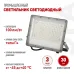 Прожектор светодиодный уличный ЭРА PRO LPR-063-0-65K-100 100Вт 6500K 10000лм IP65 90°