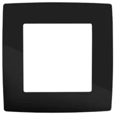 12-5001-06 ЭРА Рамка на 1 пост, Эра12, чёрный (20/200/6000)