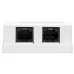 Розетка настенная TERACOM Cat.5E неэкранированная 2 порта RJ-45 Dual IDC белая