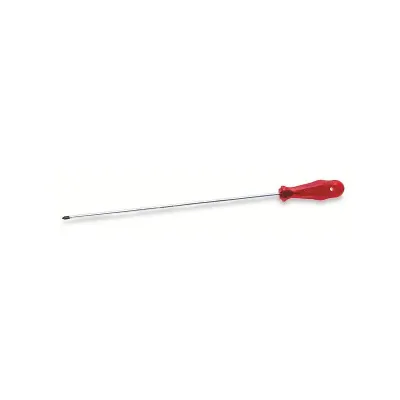 Отвертка удлиненная с прямым шлицем (Slotted), рукоятка из ацетата целлюлозы, 1.2x6.5x350 KRAFT