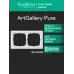 ARTGALLERY PURE 2-постовая РАМКА, МАТОВОЕ ОРГАНИЧЕСКОЕ СТЕКЛО БЕЛЫЙ