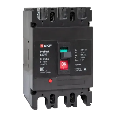 Выключатель автоматический LS250 25кА 3P 250А     ProPact