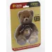 Крючок на силиконовом креплении Мишка Teddy 12х14.5 см нагрузка до 25 кг СИЛА SHT12-S1C-12