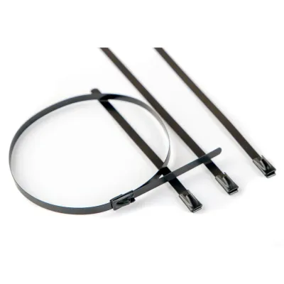 Хомут 4.6x200. Сталь AISI 304. С EP покрытием