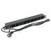 Блок розеток PDU TERACOM PRO 19' 1U 16А/250В 9 роз. Schuko шнур 2 м 3x1.5 мм2 вилка Schuko корпус пластик черный