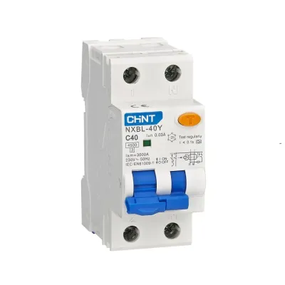 АВДТ NXBL-40Y 1P+N C10 30мА тип AC 4,5кА, электромеханический (R)