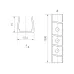 Панель SMART-P35-DIM-IN Black 230V, 0-10V, Sens, 2.4G ARL, IP20 пластик, 5 лет