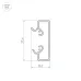 Панель SMART-P98-DIM-G-IN White 230V, 1.5A, 0/1-10V, Rotary, 2.4G ARL, стекло