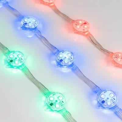 Модуль управляемый DMX-B3-D30 12V RGB (0.72W, IP68, 140 deg) (Пластик, 3 года)