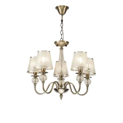Люстра Inessa 5х40Вт E14 IP20 Freya FR2685PL-05BZ