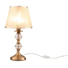 Светильник настольный Freya Inessa FR2685TL-01BZ E14х1х40W Бронза Антик