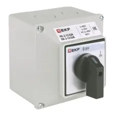Кулачковый переключатель ПК-3-13 63А 3P 'ВКЛ-ВЫКЛ' IP54 EKF PROxima