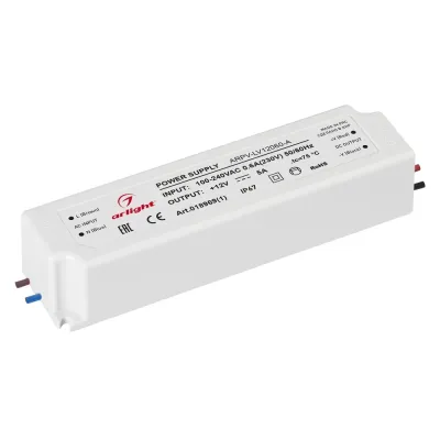 Блок питания ARPV-LV12060-A (12V, 5.0A, 60W) ( IP67 Пластик, 3 года)