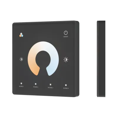 Панель сенсорная INTELLIGENT ARLIGHT SMART-RF-801-11-1G-4SC-MIX черный, 3 В, 2.4G, накладная, IP20, Пластик, 5 лет