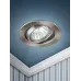 ST2A SN Светильник ЭРА штампованный поворотный MR16,12V/220V, 50W сатин никель (100/2400)