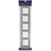 Рамка для розеток и выключателей Elegance 14-5015-16 на 5 постов, Classic, титан