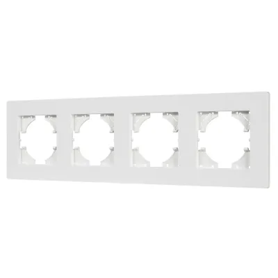 Рамка пластиковая FRM-PERIO-PL-4-WH