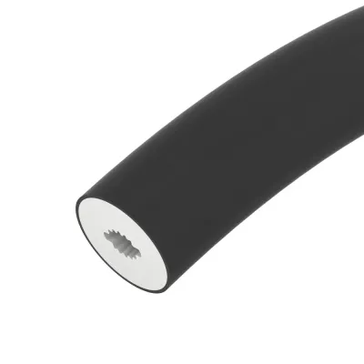 Профиль силиконовый WPH-FLEX-D22-360deg-S8-5m BLACK (Силикон)