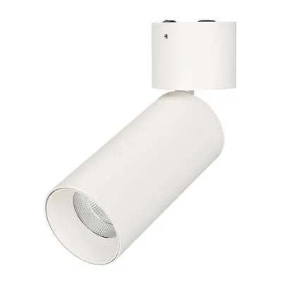 Светильник SP-POLO-SURFACE-FLAP-R65-8W Warm3000 WH-WH 40 deg IP20 металл 5 лет