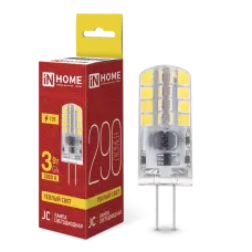 Лампа светодиодная LED-JC 3Вт 12В G4 3000К 290Лм IN HOME