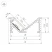 Профиль SL-BEVEL-W32-F-2000 ANOD BLACK