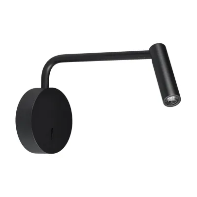 Светильник SP-VERDI-LONG-WALL-3W Warm3000 BK 20 deg 230V IP20 металл 3 года