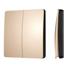 Панель управления кнопочная INTELLIGENT ARLIGHT KINETIC-801-22-2G-WP-SUF Gold (No battery, IP67, 433Mhz) (IARL, IP67 пластик, 3 года)