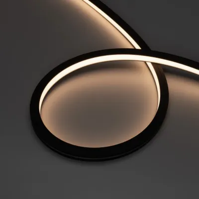 Лента светодиодная герметичная NOVA-TOP-BLACK-A120-16x15mm 24V Day4000 (10 W/m, IP67, 2835, 5m, wire x2) (ARL, 120 LED/m)