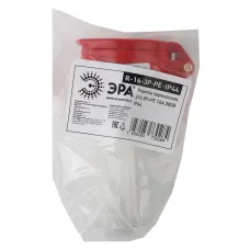 Розетка ЭРА R-16-3P-PE-IP44 переносная 214 3Р+РЕ 16А 380В IP44