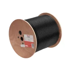 Витая пара F/UTP CAT6 4PR 23AWG PE OUT черный 305 м