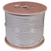 Витая пара U/UTP CAT 5е PVC 10PR 24AWG INDOOR SOLID серый 305м