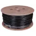Витая пара U/UTP CAT5е PE 25PR 24AWG OUTDOOR SOLID черный 305м РФ