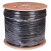 Витая пара F/UTP CAT 5е PE 10PR 24AWG OUTDOOR SOLID черный 305м