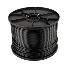 Кабель коаксиальный RG-6U, 75 Ом, CCS/Al/Al, 64%, бухта 305 м, черный OUTDOOR, REXANT