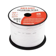 Провод ПГВА 1х1,50мм2, белый, 100 м
