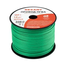 Провод ПГВА 1х1,50мм2, зеленый, 100 м