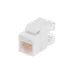 Модуль Keystone Jack RJ-45 CAT5e UTP 110 IDC тип 180 град. белый