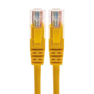 Патч-корд U/UTP, CAT 5e, RJ45-RJ45, 26AWG, LSZH, желтый, 3м,