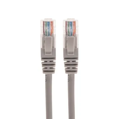 Патч-корд U/UTP CAT 6, RJ45-RJ45, 26AWG, LSZH, серый, 1.5м,