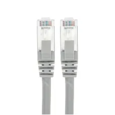 Патч-корд S/FTP CAT 6A (10G), RJ45-RJ45, 28AWG, LSZH, серый, 5м,