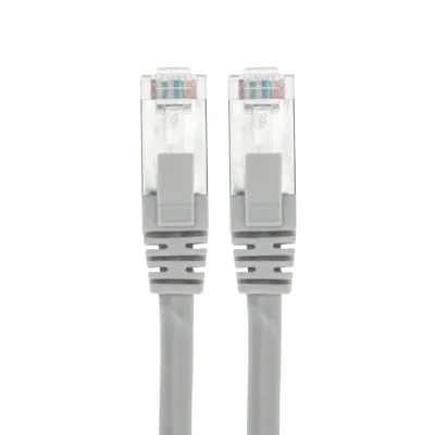 Патч-корд S/FTP CAT 6A (10G), RJ45-RJ45, 28AWG, LSZH, серый, 5м,