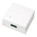 Розетка компьютерная 2-порт RJ 45 (8P8C)cat 5e внешняя,